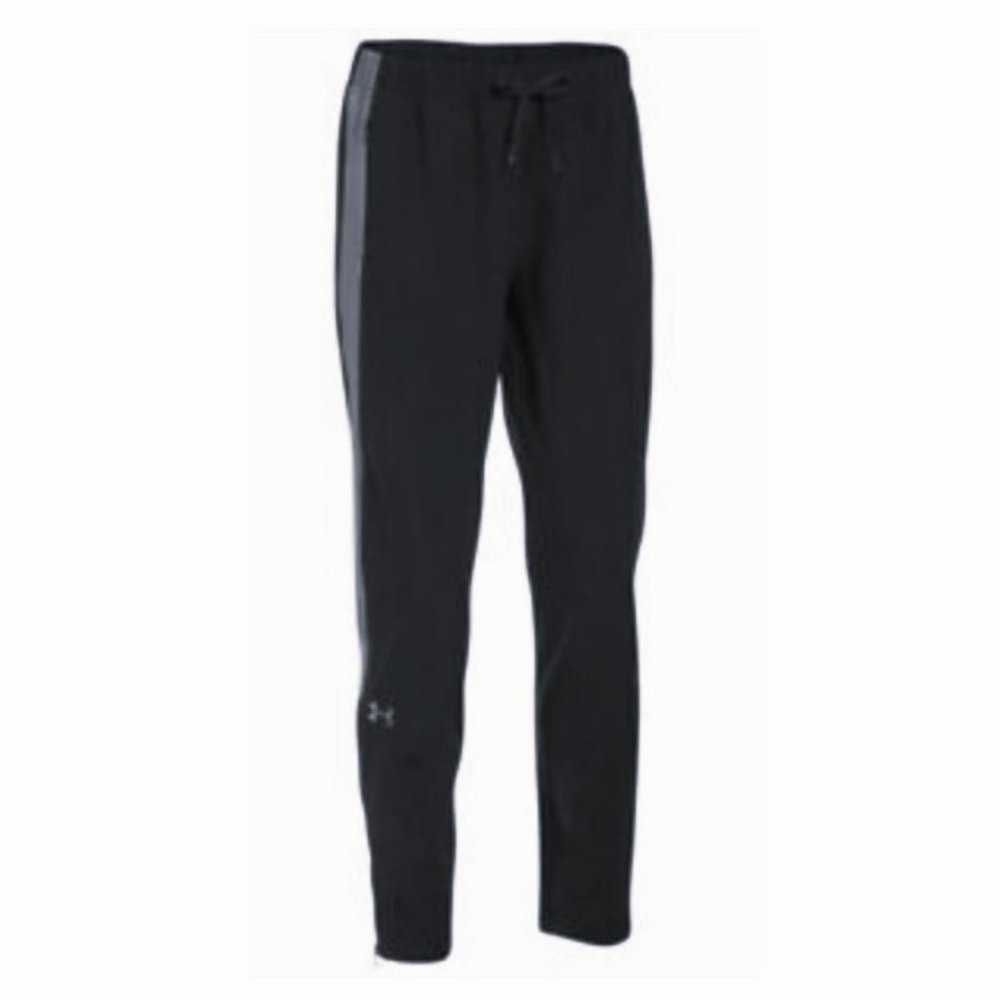 Women's Black Under Armour Squad Woven Sweat Pants